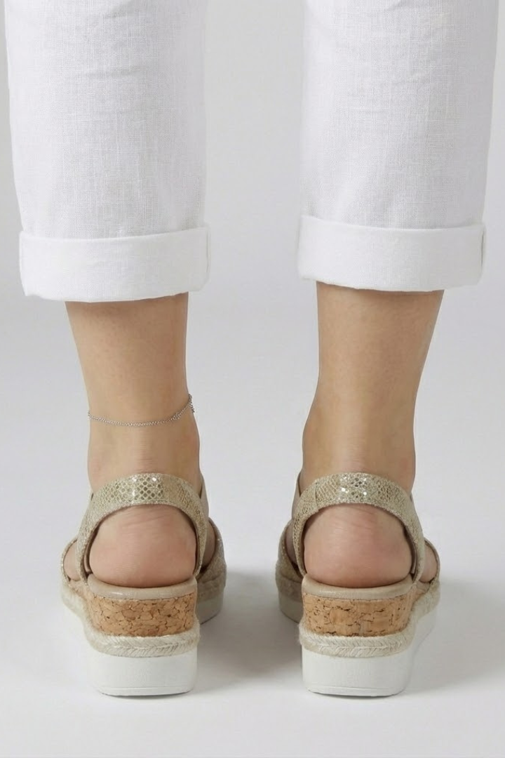 Zola | Women's Sandals | Open Toe Metal Ring Straps
