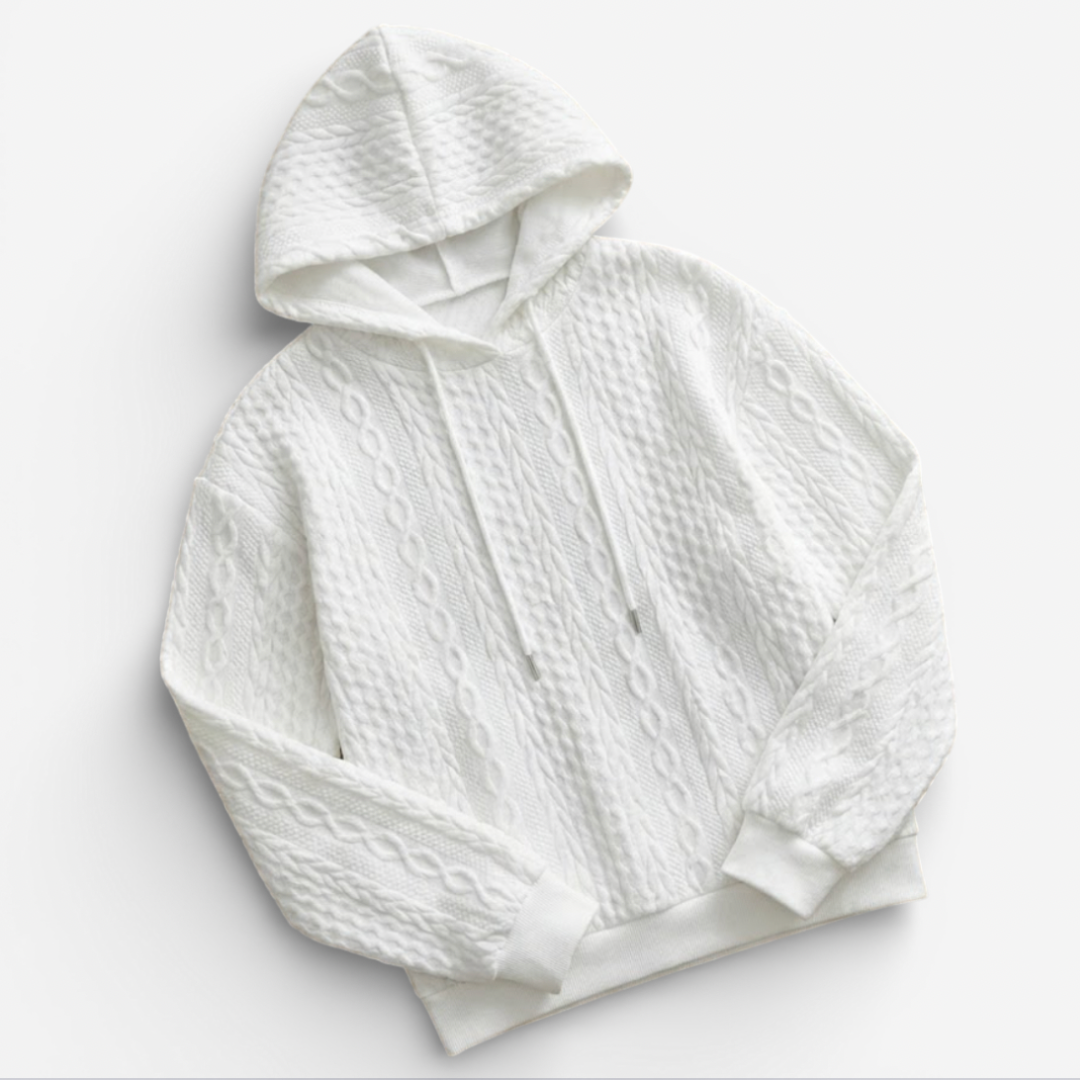 Sigrid | Women's Cable Knit Style Hoodie