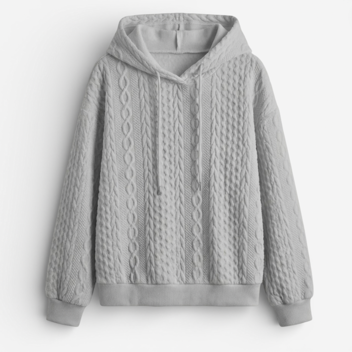 Sigrid | Women's Cable Knit Style Hoodie