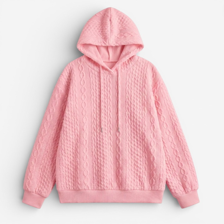 Sigrid | Women's Cable Knit Style Hoodie
