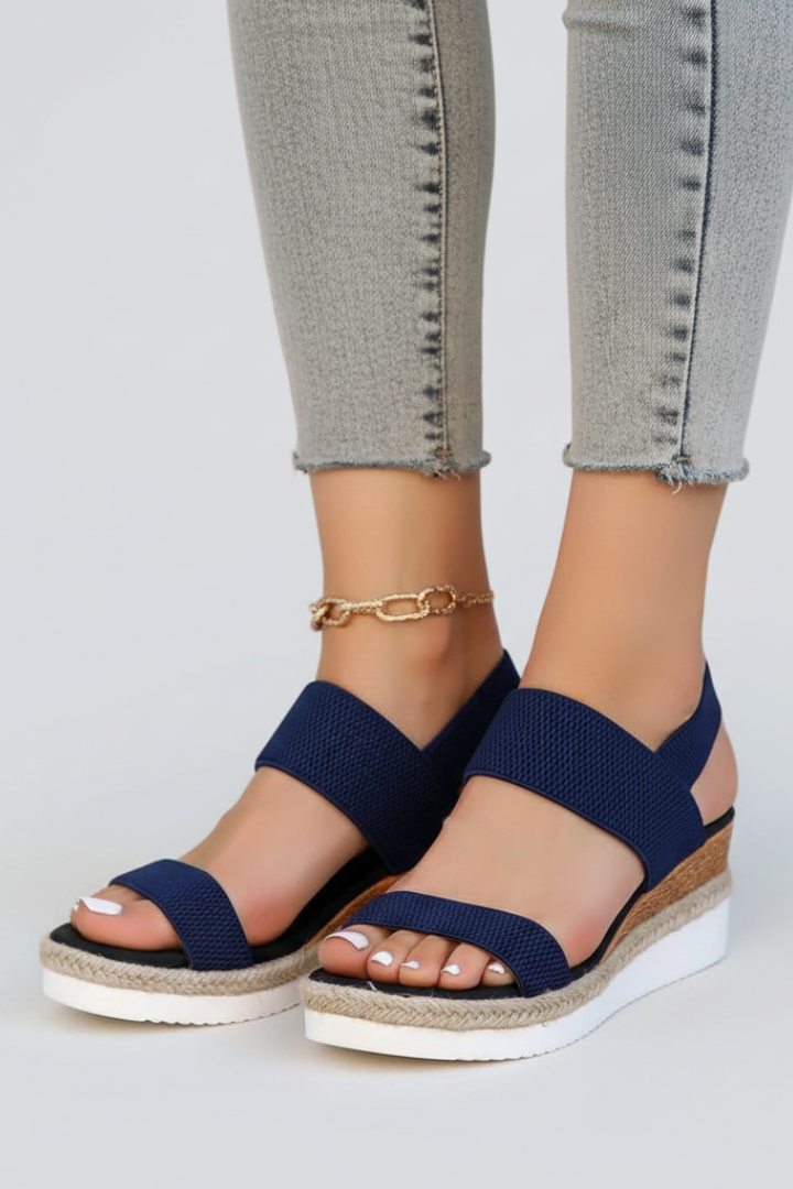 Maya | Women's Sandals | Elastic Upper Raised Sole