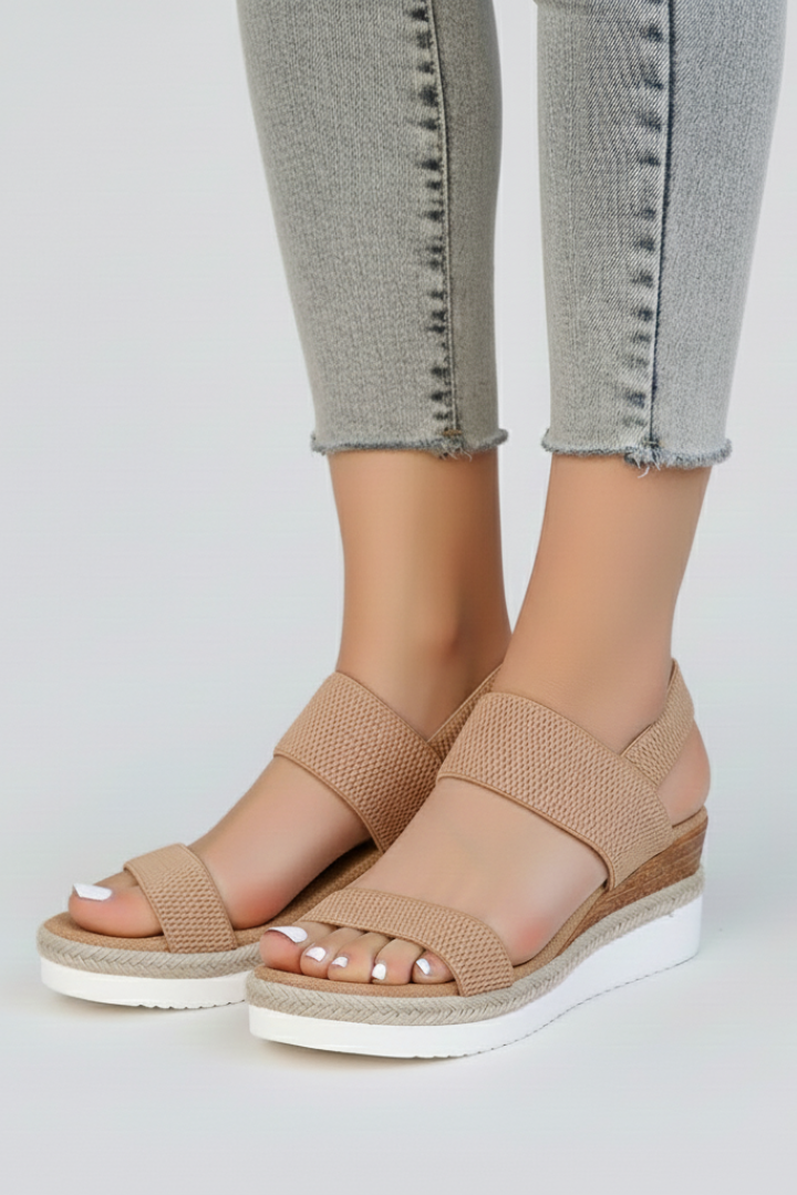 Maya | Women's Sandals | Elastic Upper Raised Sole