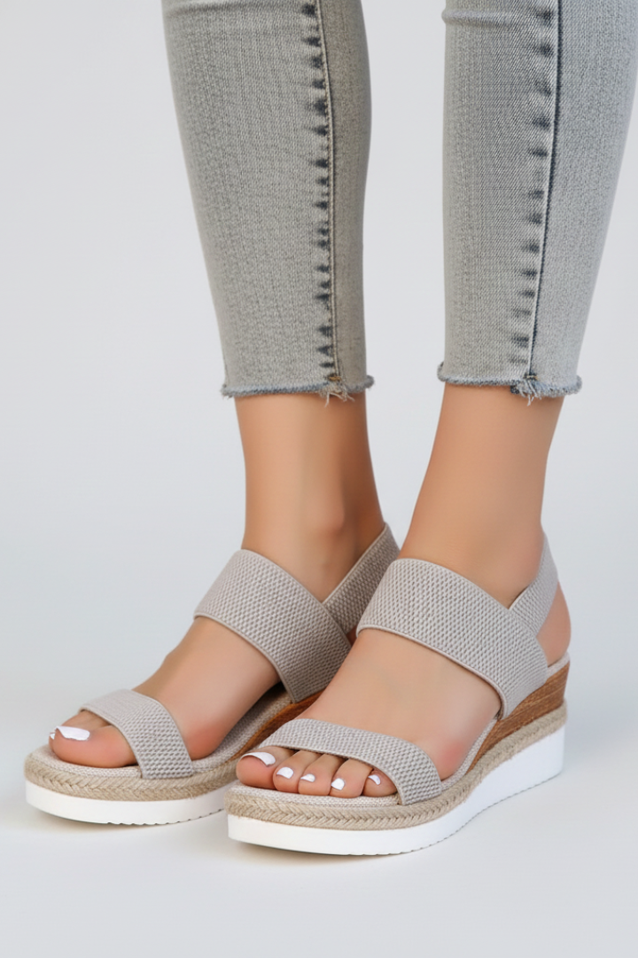 Maya | Women's Sandals | Elastic Upper Raised Sole