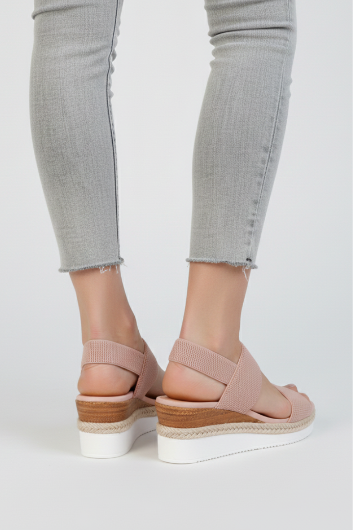 Maya | Women's Sandals | Elastic Upper Raised Sole