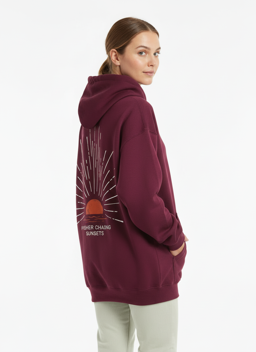 Women's Oversized Graphic Pullover Hoodie detail 2