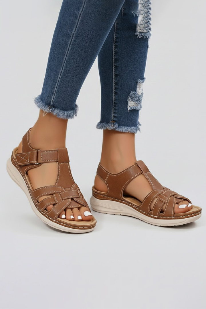 Willa | Women's Open-Toe Sandals | Straps Adjustable Closure