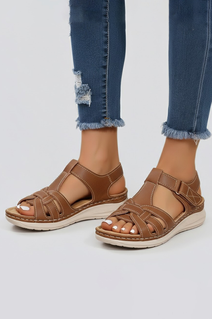 Willa | Women's Open-Toe Sandals | Straps Adjustable Closure