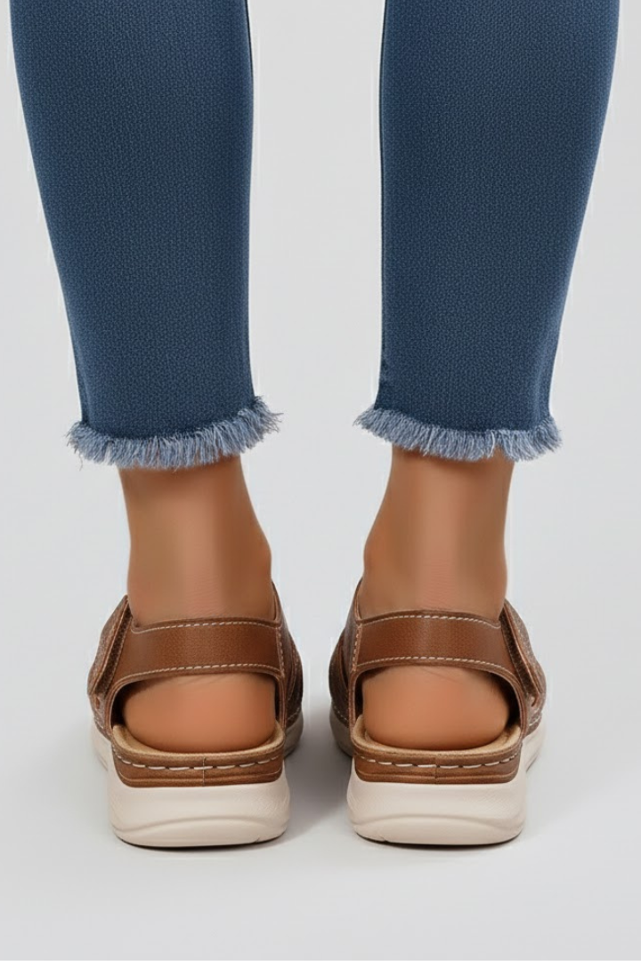 Willa | Women's Open-Toe Sandals | Straps Adjustable Closure