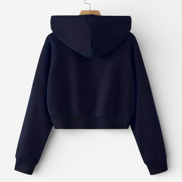 Mila | Women's Cropped Zip-Up Hoodie