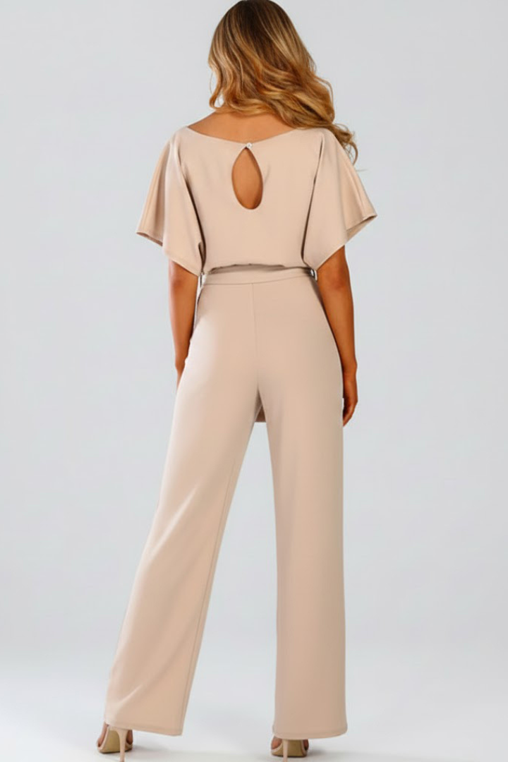 Freya | Women's Jumpsuit | Belt Wide Legs