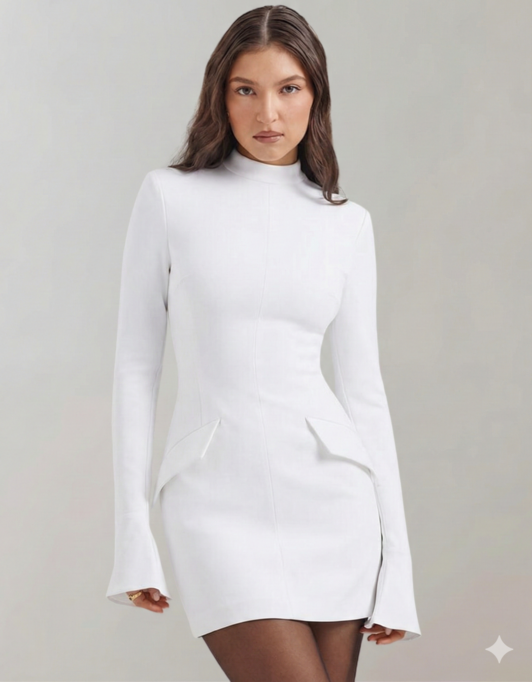 Ludmila | Women's Long Sleeve Cocktail Dress | Evening & Party