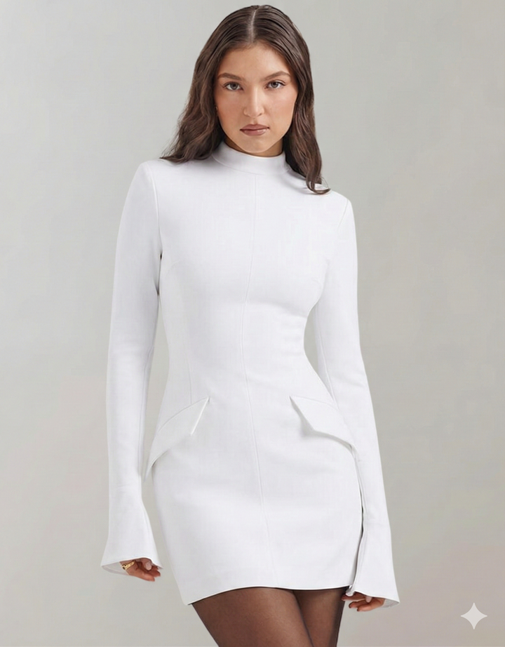Ludmila | Women's Long Sleeve Cocktail Dress | Evening & Party