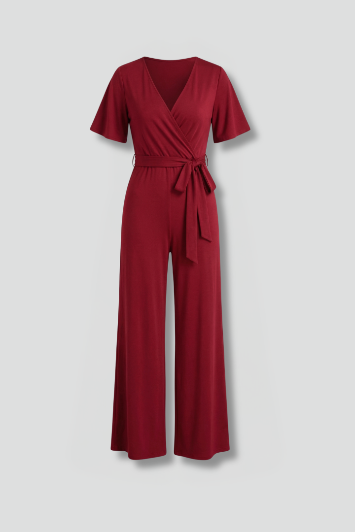 Alara | Women's Jumpsuit | Wrap Front Tie Waist