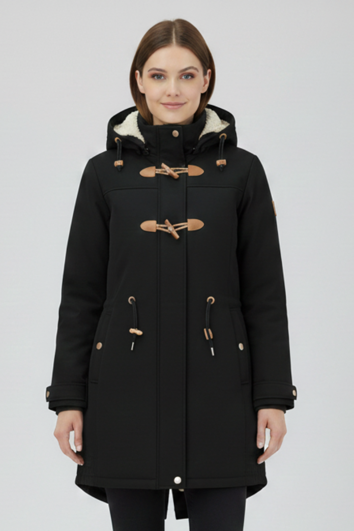 Korinna | Women's Parka Jacket with Hood & Zipper