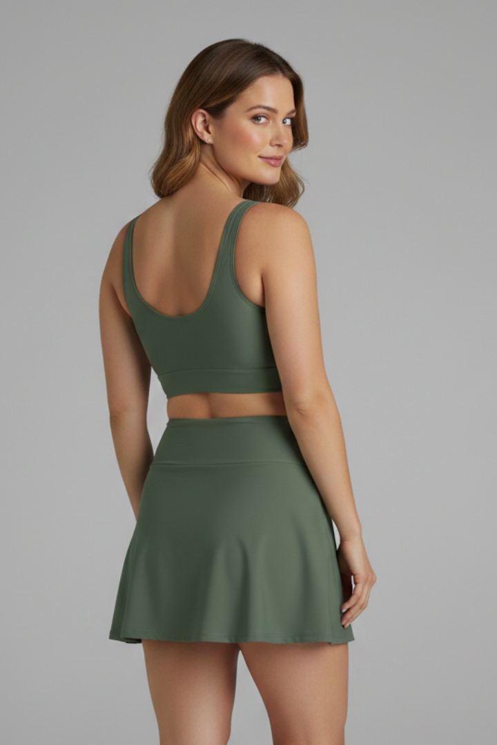 Yola | Women's Bikini Set | Wrap Top Skirt