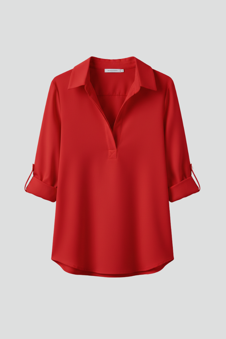 Ulva | Women's Blouse | Collar Button Closure