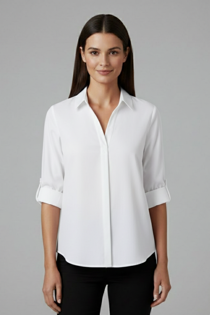 Ulva | Women's Blouse | Collar Button Closure