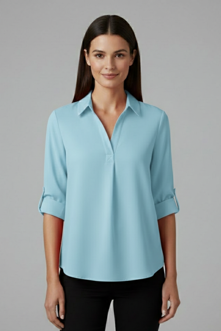 Ulva | Women's Blouse | Collar Button Closure