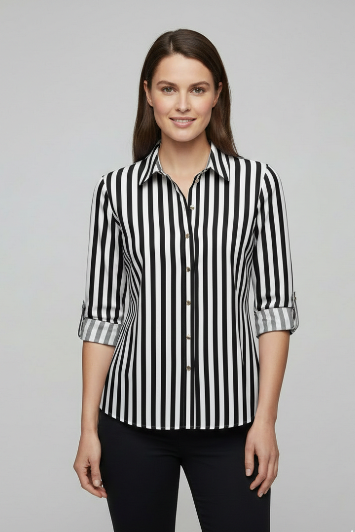 Maris | Women's Blouse | Collar Button Fastening Smart