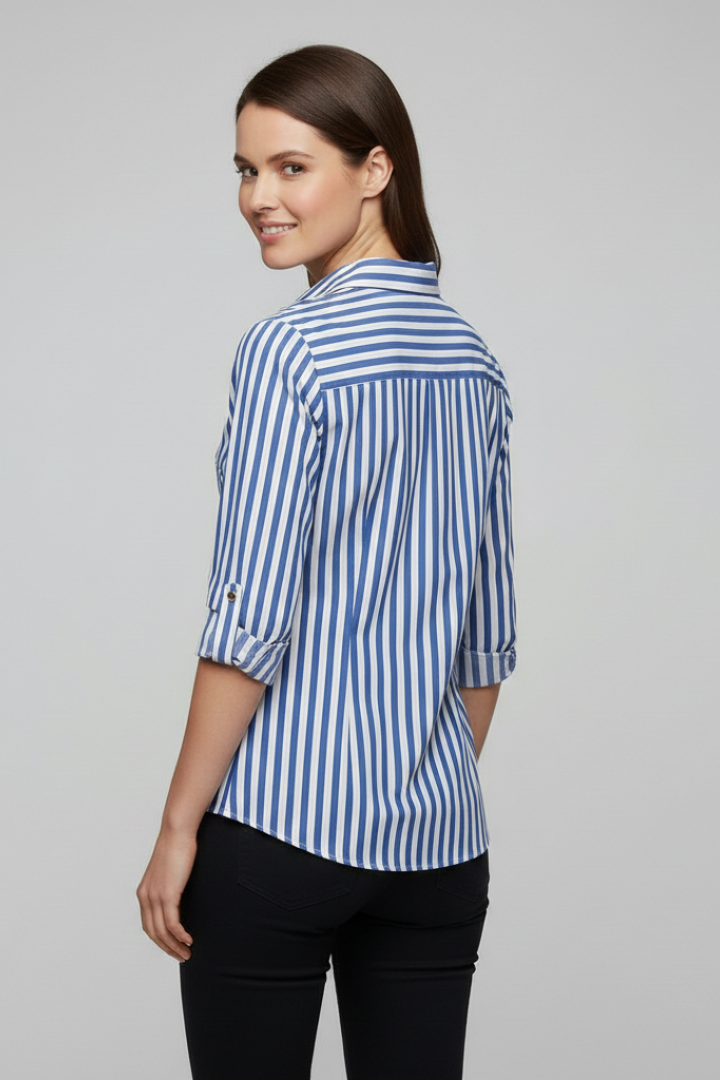 Maris | Women's Blouse | Collar Button Fastening Smart