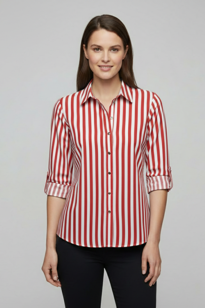Maris | Women's Blouse | Collar Button Fastening Smart