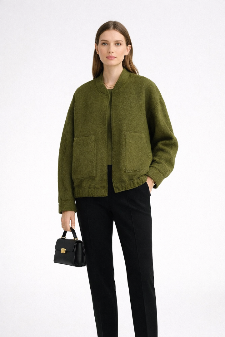 Ida | Women's Bomber Jacket | Structured Surface