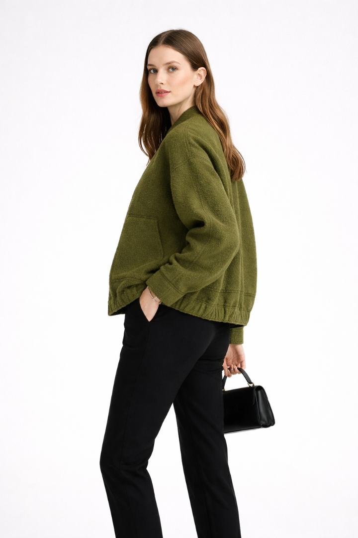 Ida | Women's Bomber Jacket | Structured Surface
