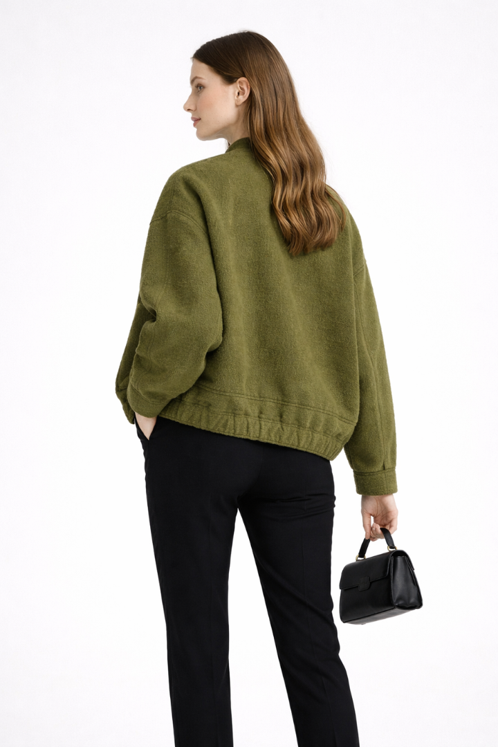 Ida | Women's Bomber Jacket | Structured Surface