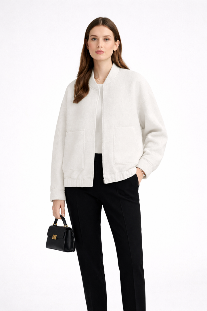 Ida | Women's Bomber Jacket | Structured Surface