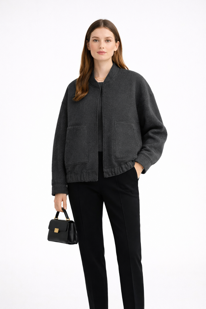 Ida | Women's Bomber Jacket | Structured Surface