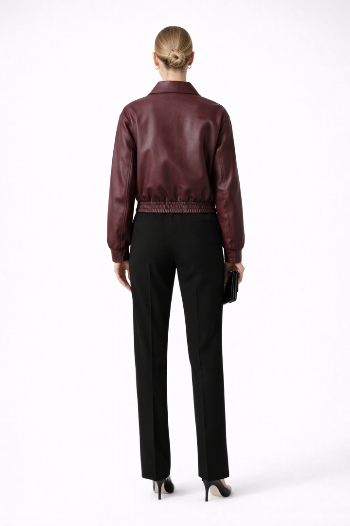 Pelagia | Women's Bomber Jacket | Zip & Elasticated Hem