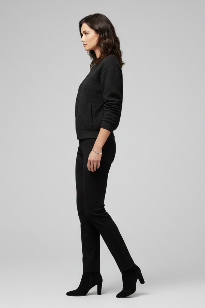 Brighid | Women's Bomber Jacket | Zip Textured Surface