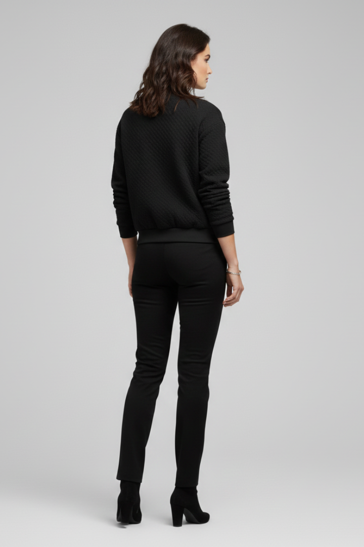 Brighid | Women's Bomber Jacket | Zip Textured Surface