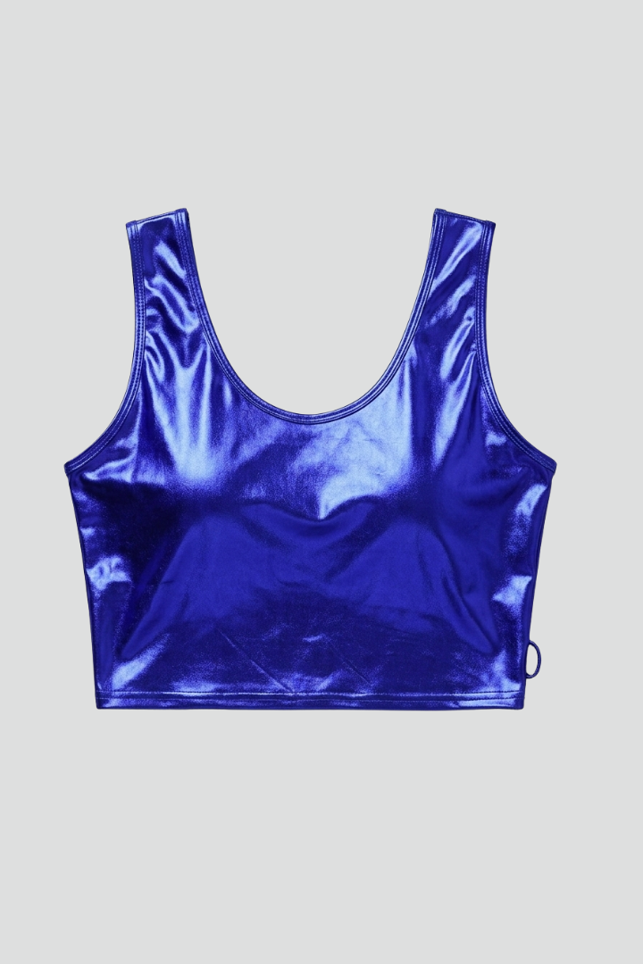Xenon | Women's Crop Top | Round Neck Sleeveless Cut
