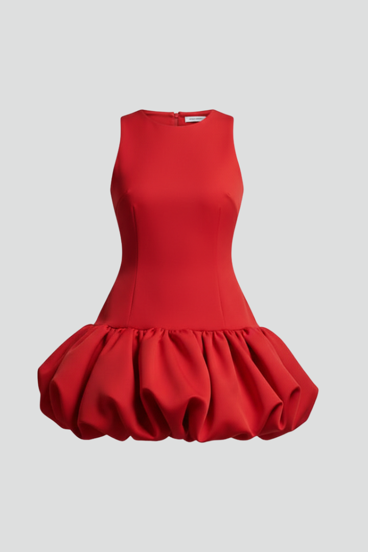 Erphe | Women's Dress | Sleeveless Cut Ruffled Skirt