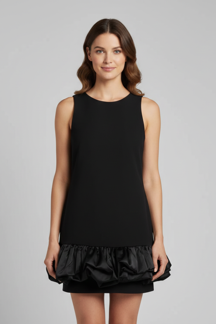 Erphe | Women's Dress | Sleeveless Cut Ruffled Skirt