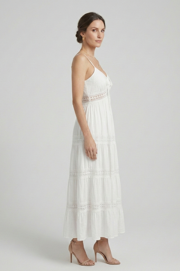 Oremund | Women's Dress | Spaghetti Straps Tiered Skirt