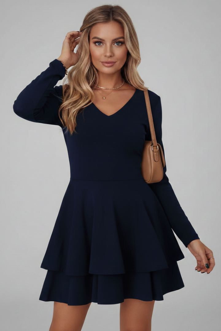 Caoimhe | Women's Dress | V Neck Tiered Skirt