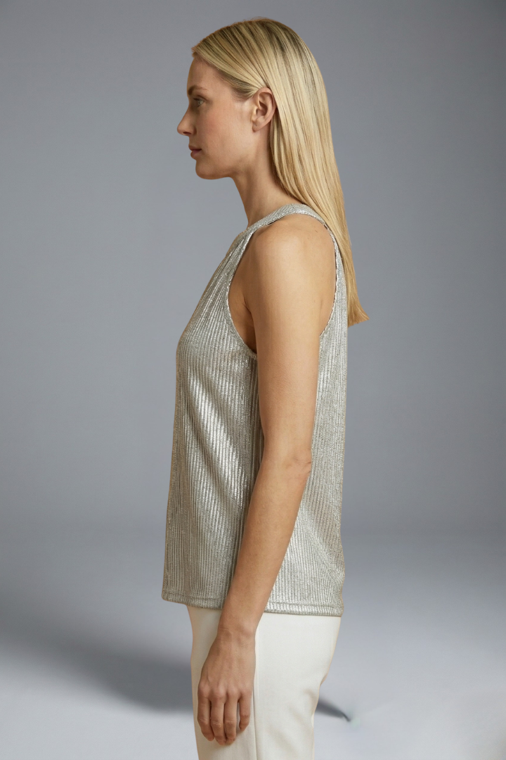 Isolde | Women's Top | Halter Round Neck Sleeveless
