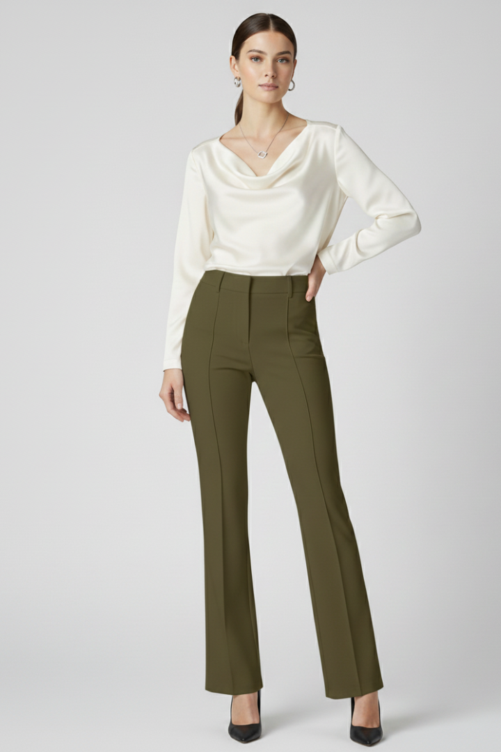 Ximara | Women's Trousers | High-Waisted Structured Versatile