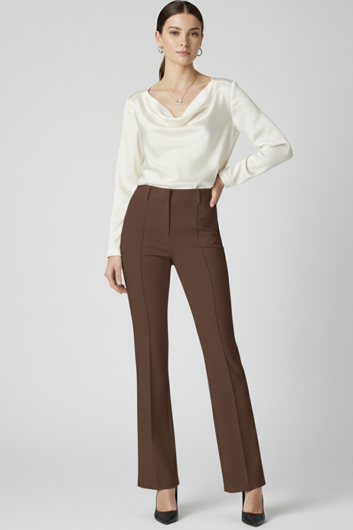 Ximara | Women's Trousers | High-Waisted Structured Versatile