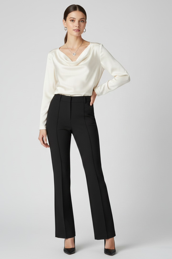 Ximara | Women's Trousers | High-Waisted Structured Versatile