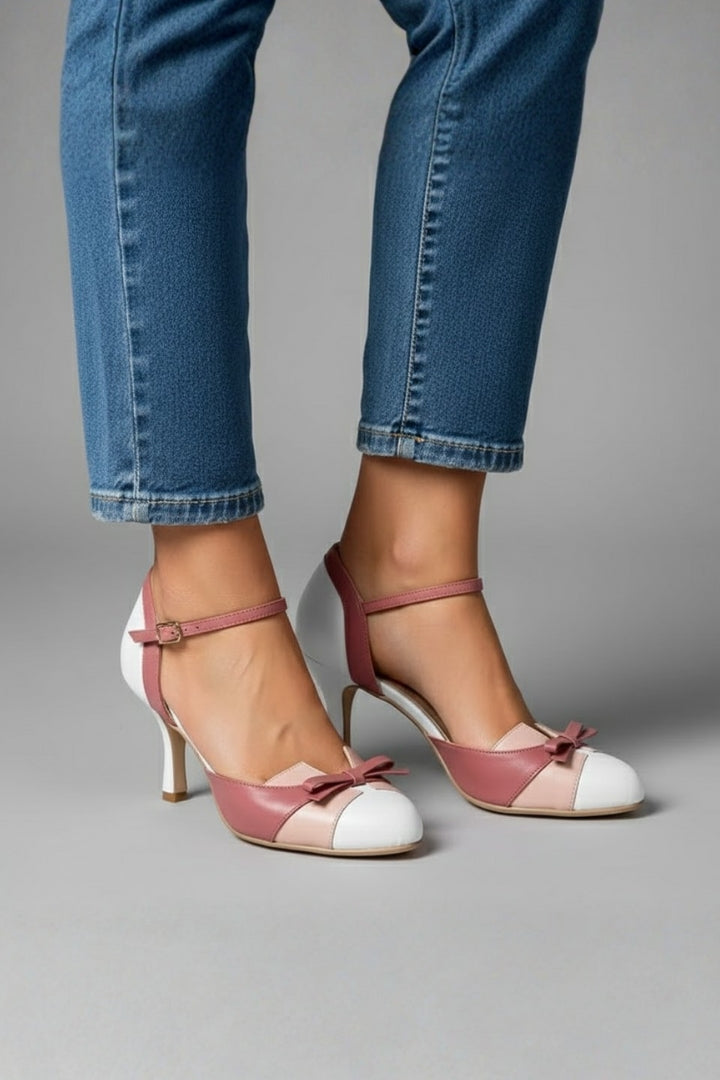 Moiro | Women's High Heels | Ankle Strap Pointed Toe