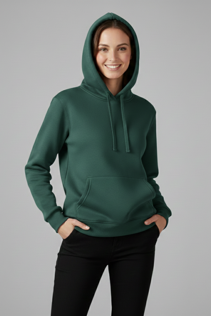 Ivy | Women's Hoodie with Adjustable Hood and Ribbed Hem