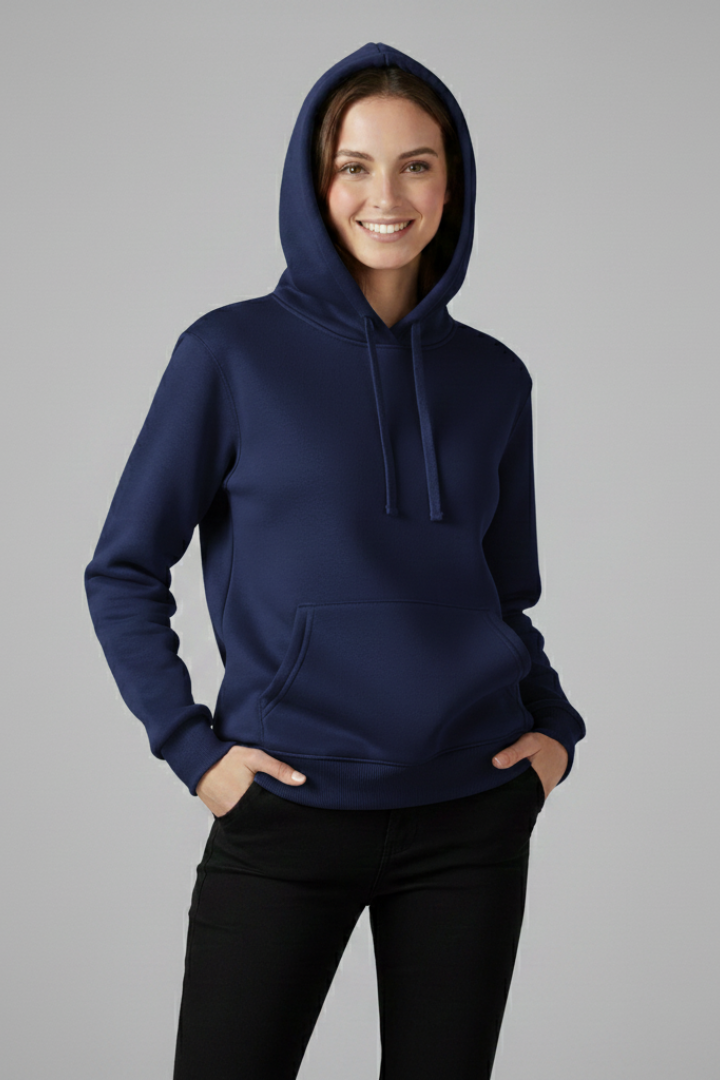 Silvia | Women's Hoodie | Adjustable Hood Ribbed Hem