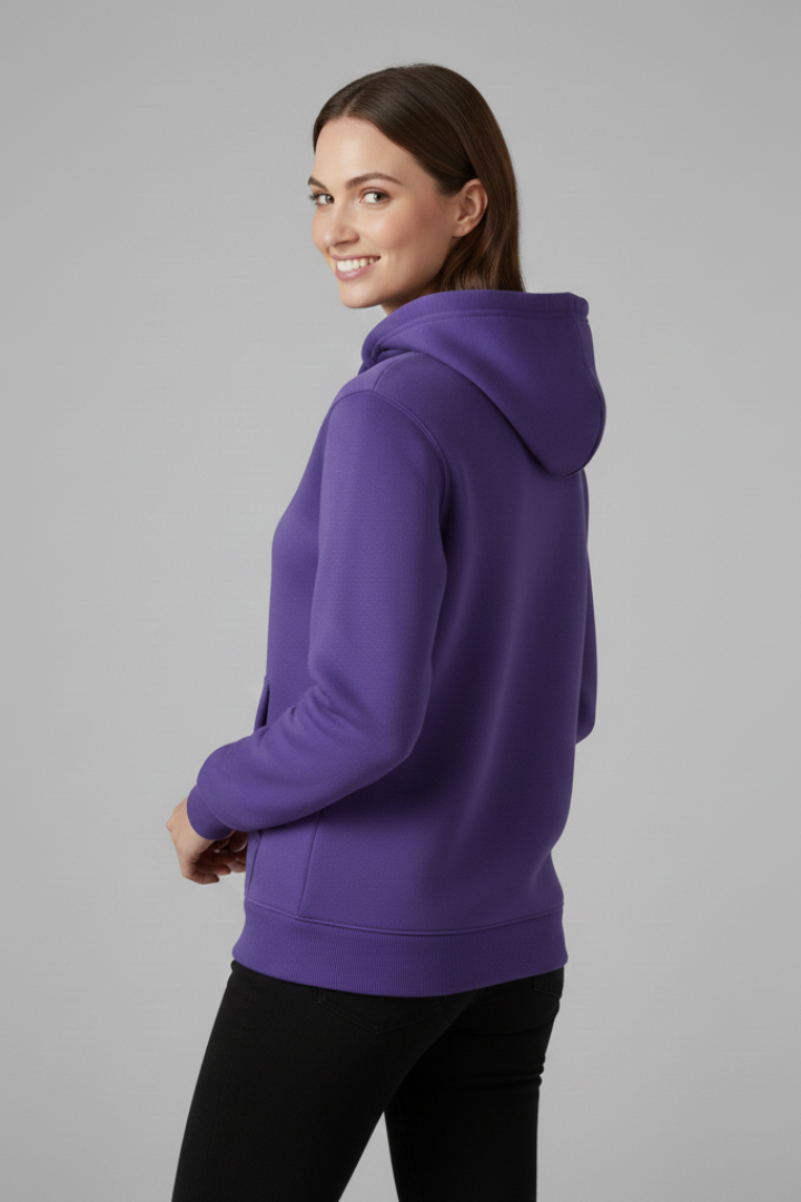 Silvia | Women's Hoodie | Adjustable Hood Ribbed Hem