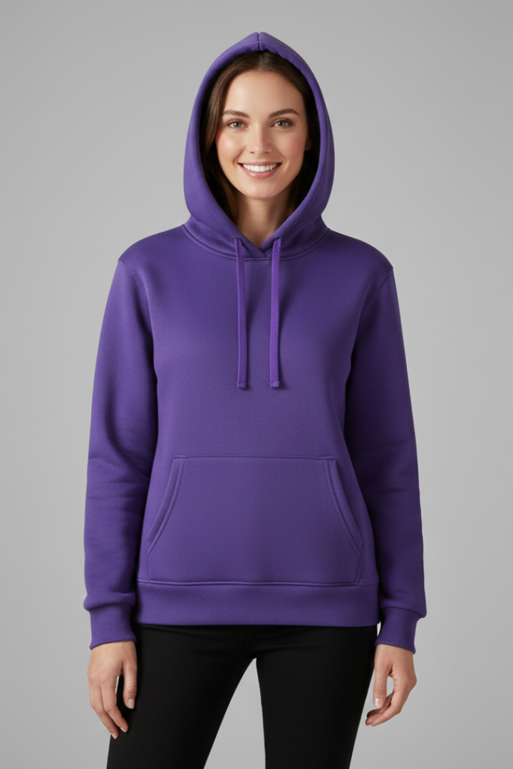 Silvia | Women's Hoodie | Adjustable Hood Ribbed Hem