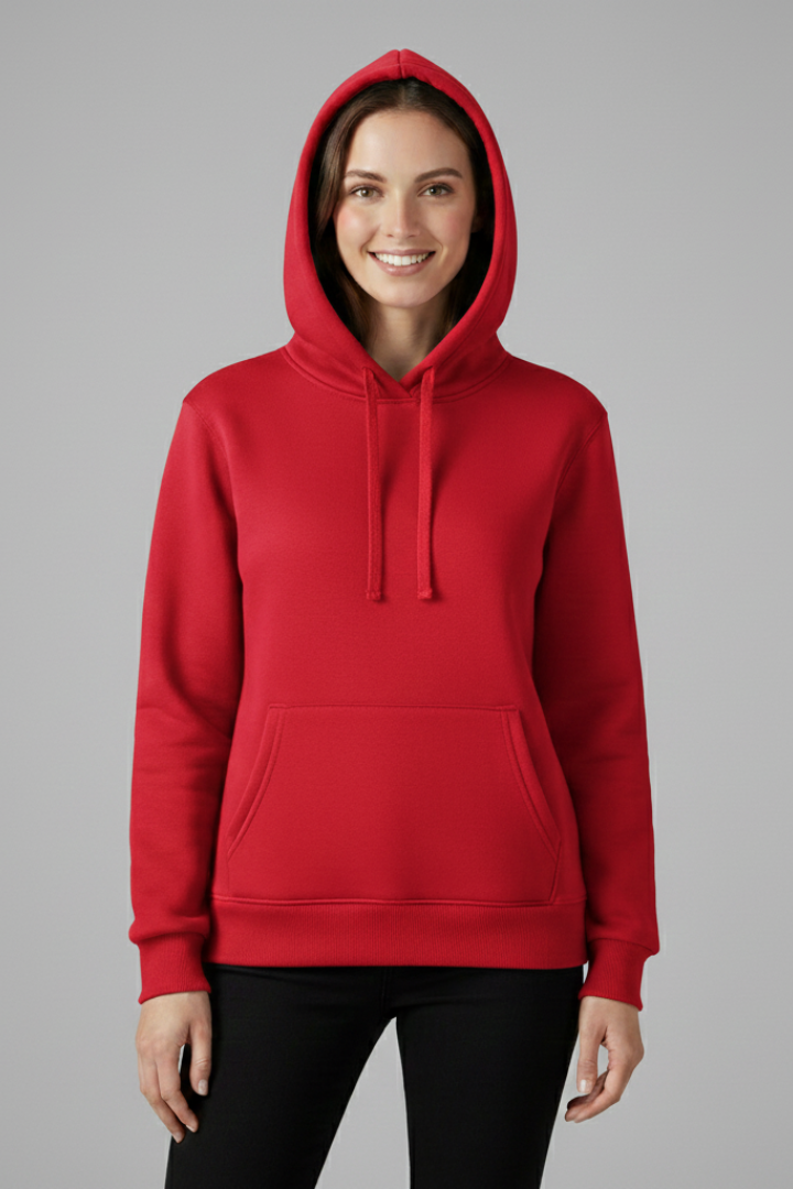 Silvia | Women's Hoodie | Adjustable Hood Ribbed Hem