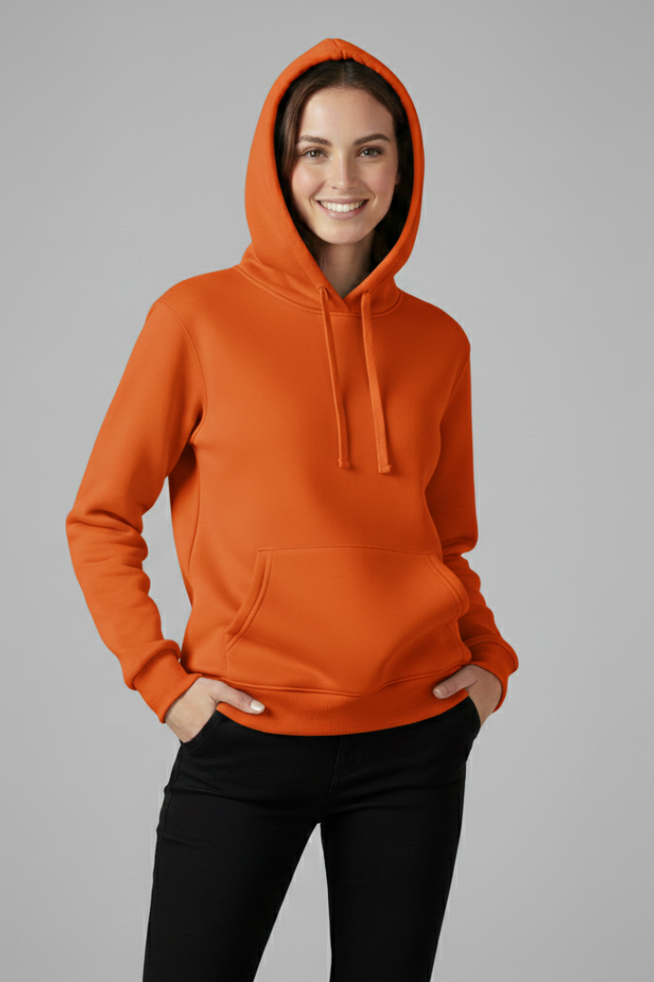Silvia | Women's Hoodie | Adjustable Hood Ribbed Hem