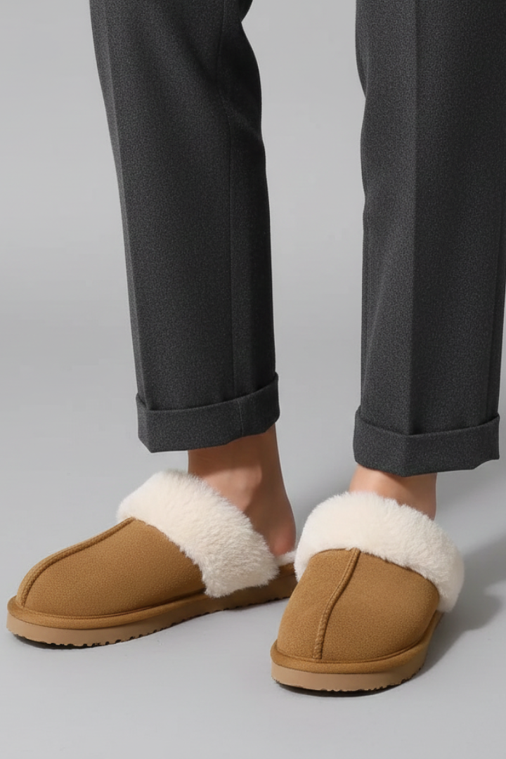 Xena | Women's Indoor Slippers | Plush Lining Textured Sole